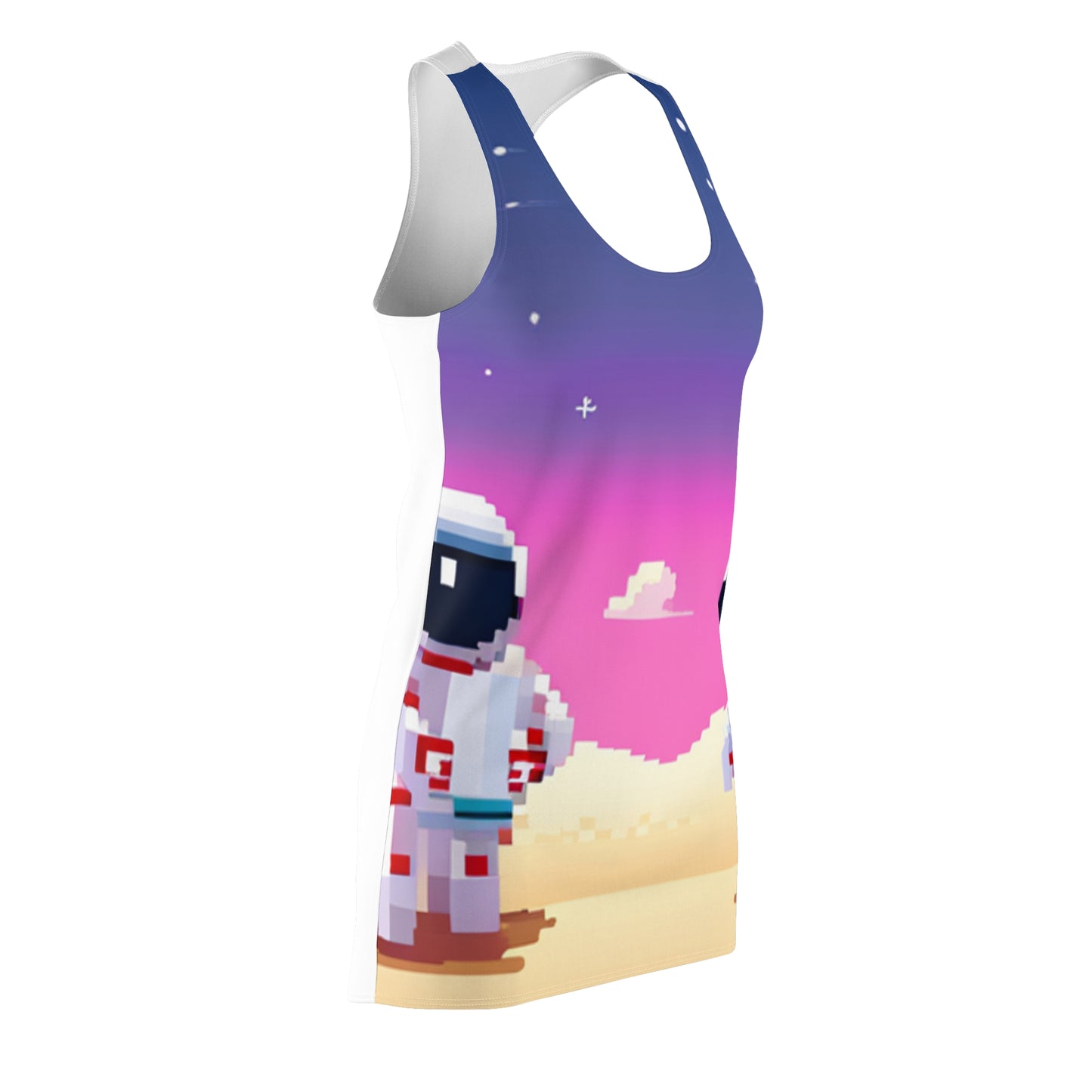 Space City Essentials - Women's - Starry Night Astronaut - Racerback Dress