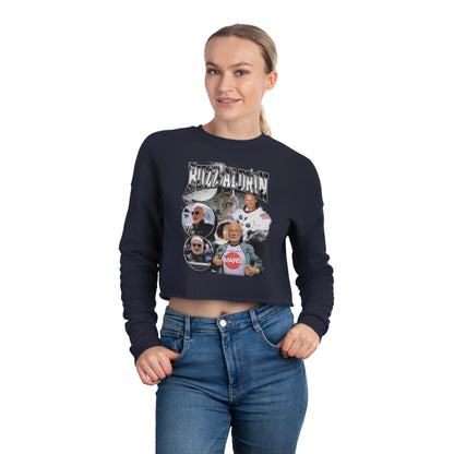 Space Legends - Women's - Buzz Aldrin - Cropped Sweatshirt