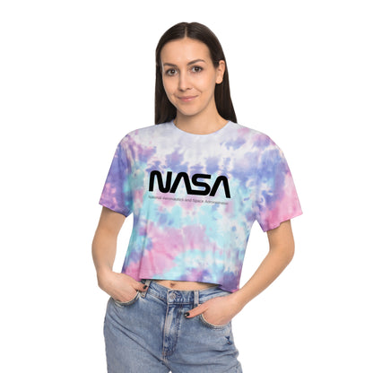 NASA - Women's Tie-Dye Crop Tee