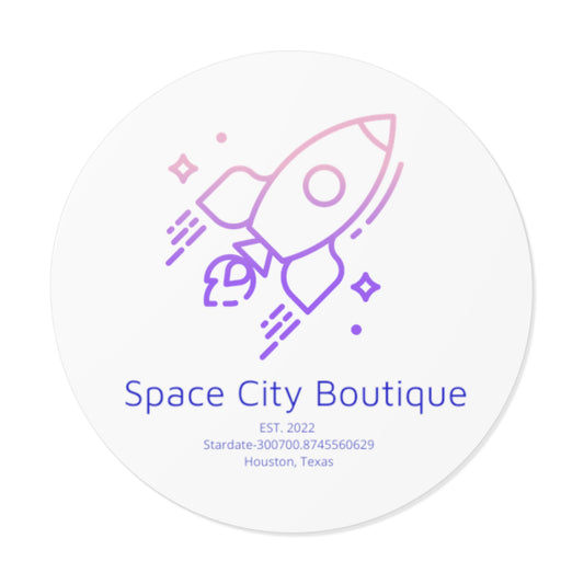 Space City Essentials Rocket Sticker - Houston, Texas