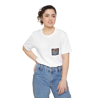 Sugar Land Space Cowboys Bootleg Retro Pocket Tee