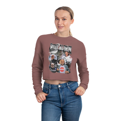 Space Legends - Women's - Buzz Aldrin - Cropped Sweatshirt