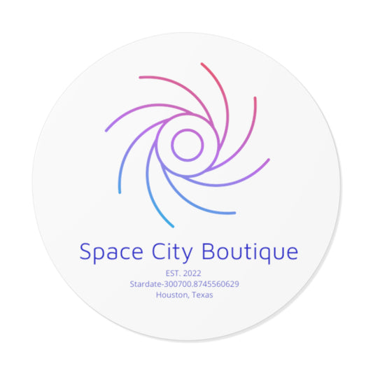 Space City Essentials Galaxy Spiral Sticker - Houston, Texas