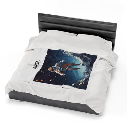 Space City Essentials - NASA - Velveteen Plush Blanket