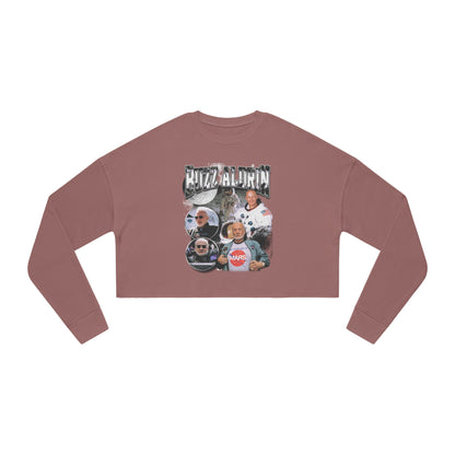 Space Legends - Women's - Buzz Aldrin - Cropped Sweatshirt